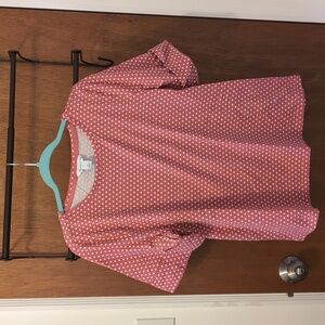 Liz Claiborne Shirt Sleeve Top